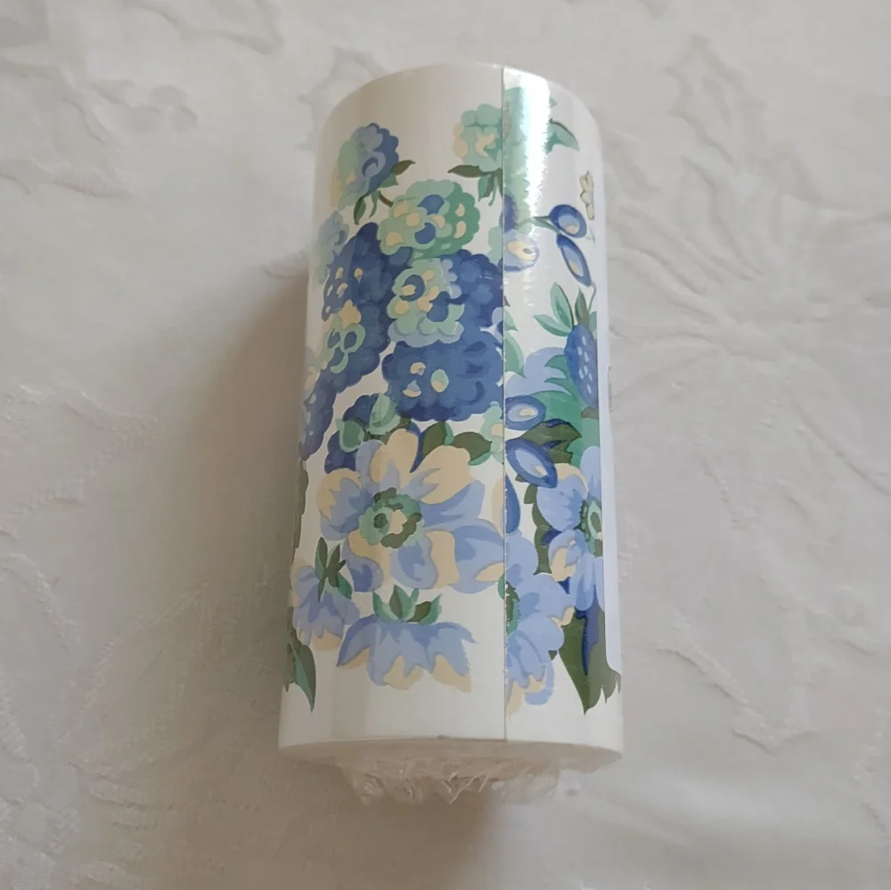 Laura Ashley Home wallpaper border Bramble Sapphire white floral